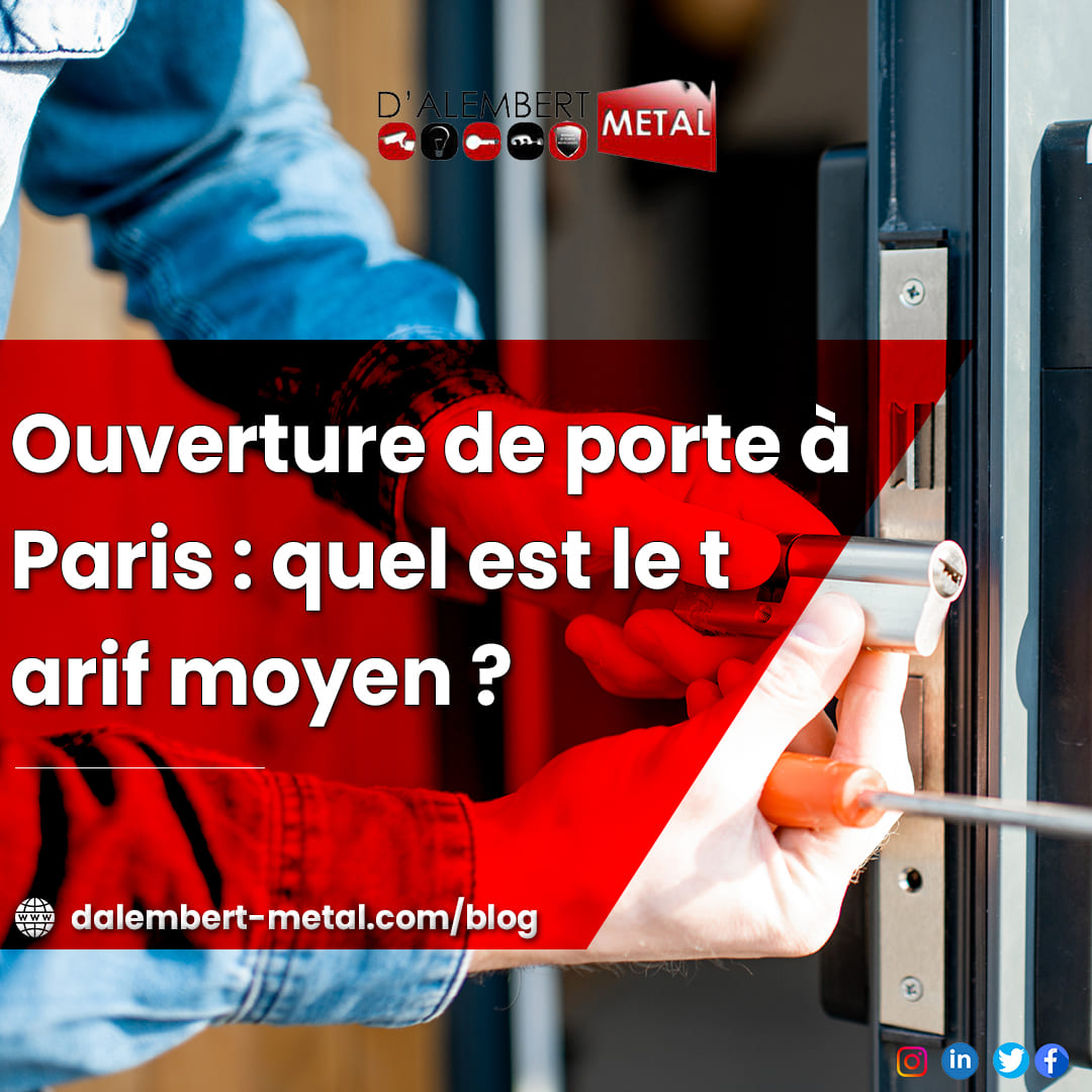 Ouverture de porte à Paris : quel est le tarif moyen ?
